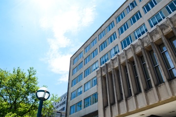 Front of the City County Building.