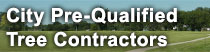City Pre-Qualified Tree Contractors