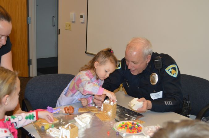 Officer Dex, gingerbread architect