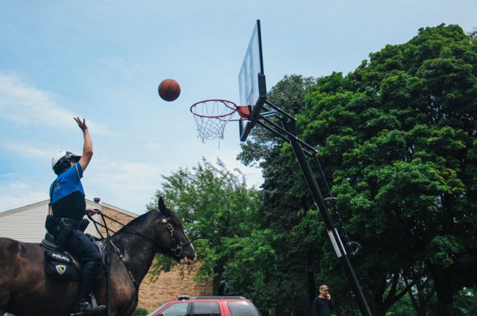 Mounted - Basketball
