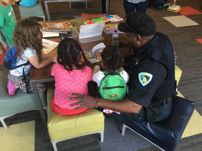 Read with a cop photo