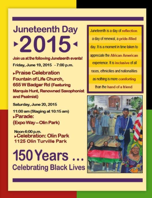 Juneteenth Day Flyer
