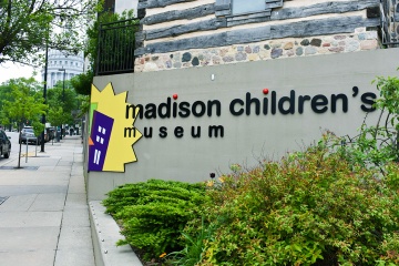 Madison Children's Museum sign.