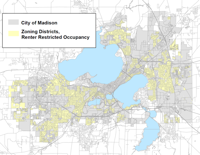 Map of areas with renter-restricted occupancy