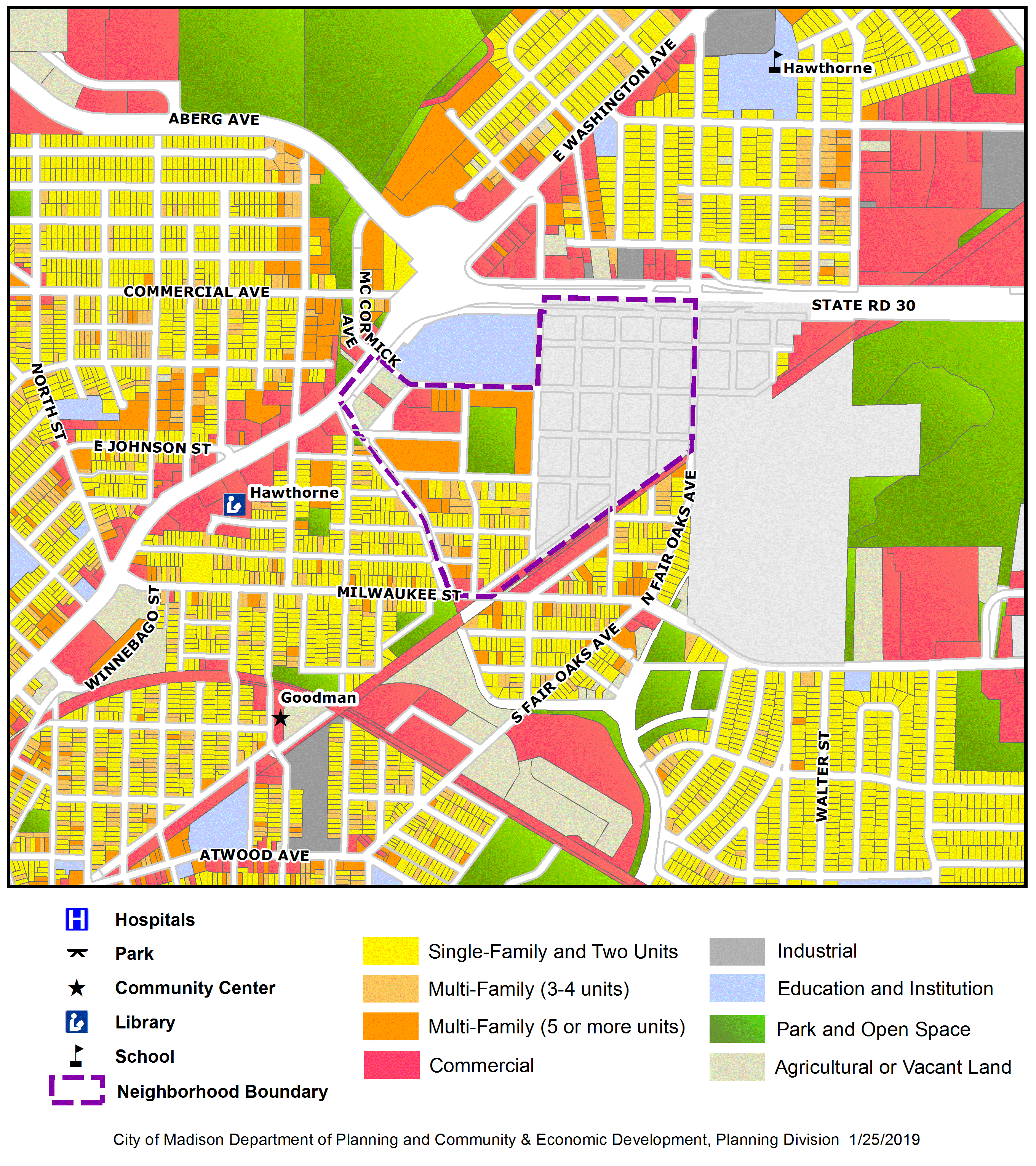 Worthington Park Neighborhood Map