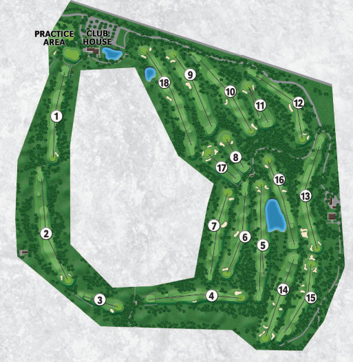 Yahara east course map