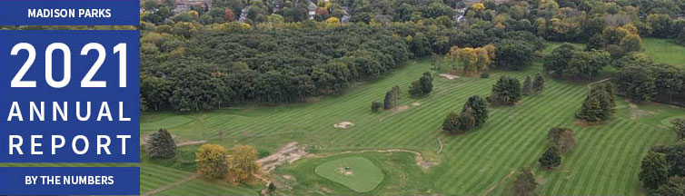 Front cover of Madison Parks Annual Report 2021