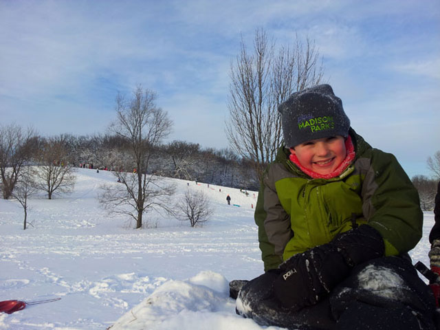 sledding