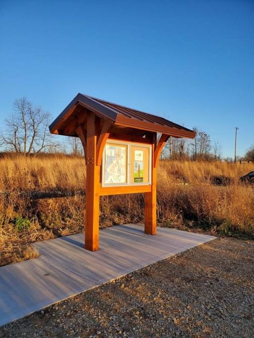 Cherokee Marsh kiosk
