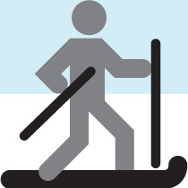 Skiing at Door Creek Park
