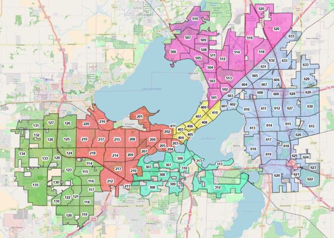 2018 Police Sector Map