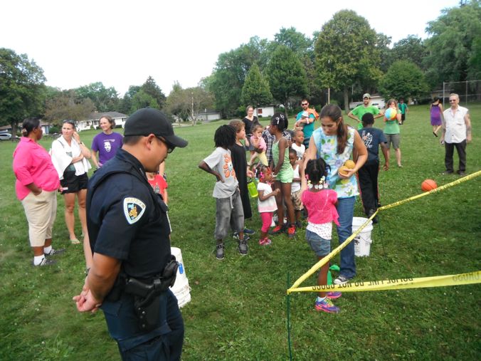 MPD officer at picnic