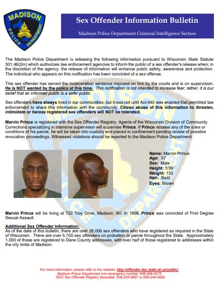 Sex Offender Meeting Notificaiton