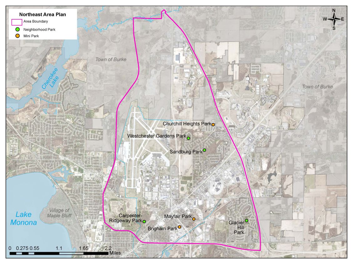 Neighborhood and Mini Parks within the Northeast Planning Area