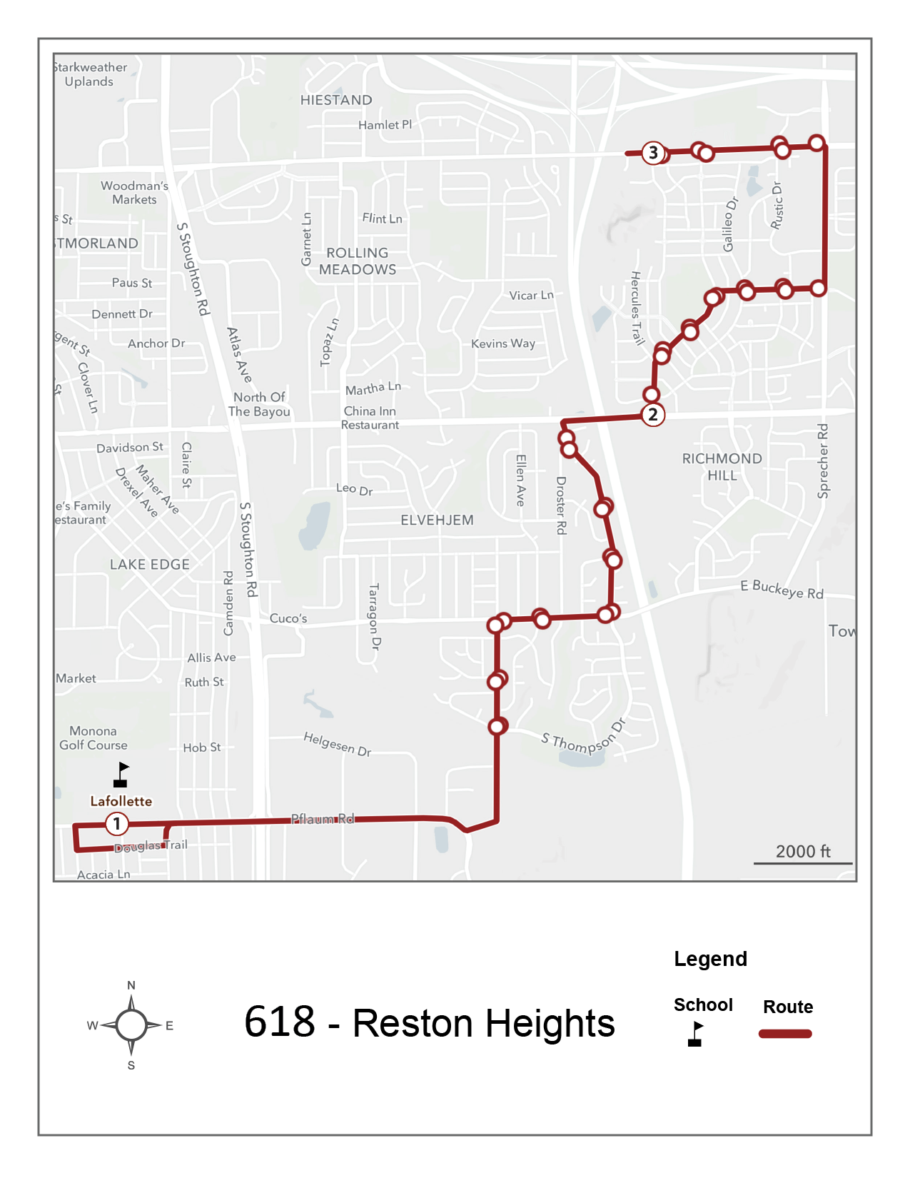 Route 618pm Metro Transit City of Madison, WI
