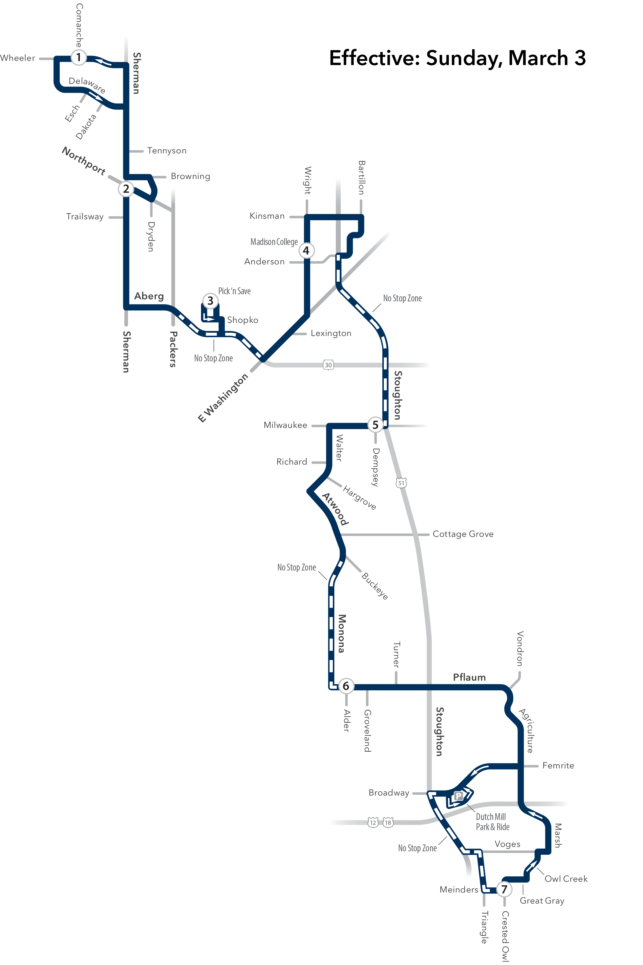 Madison Bus Routes