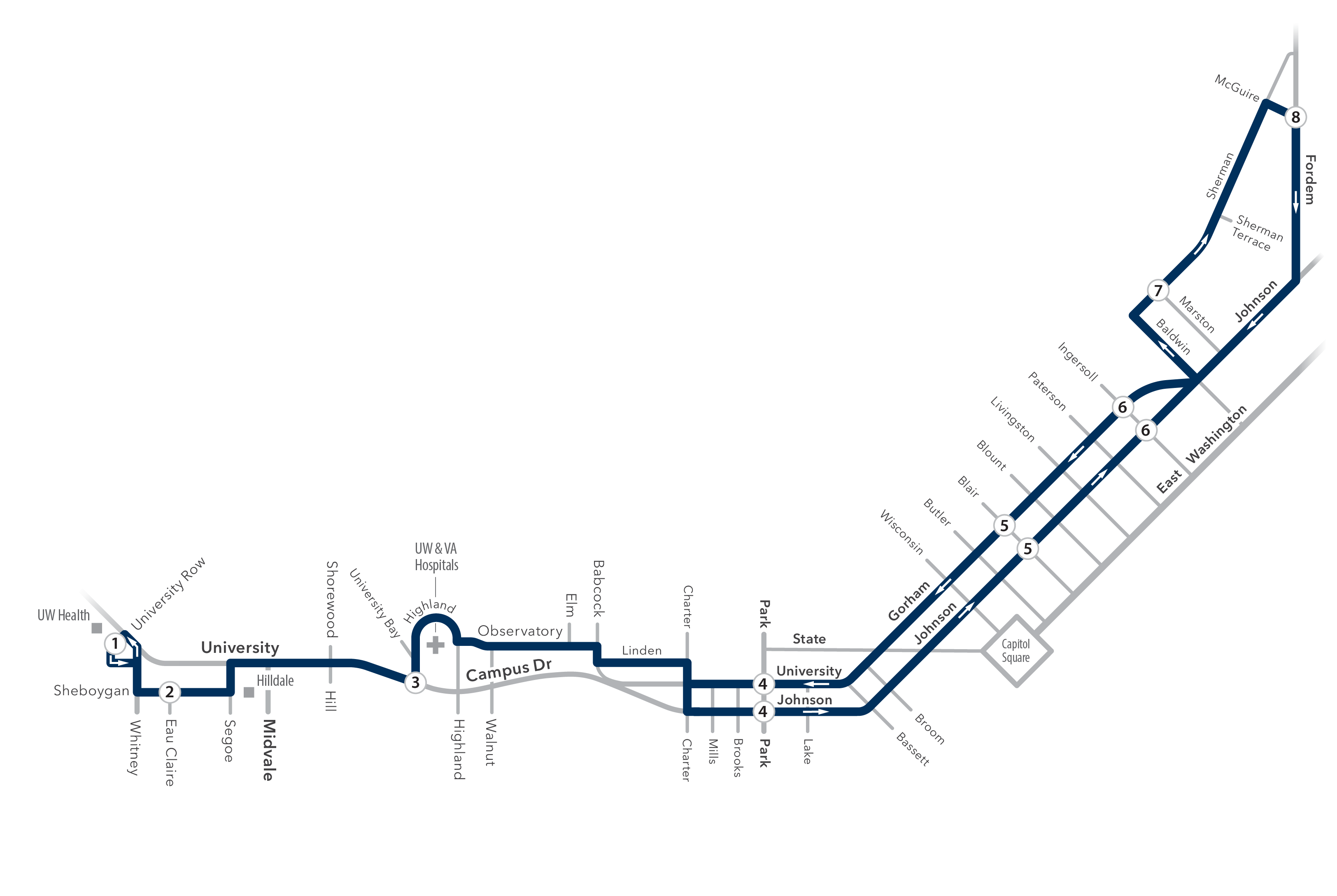 Madison Bus Routes