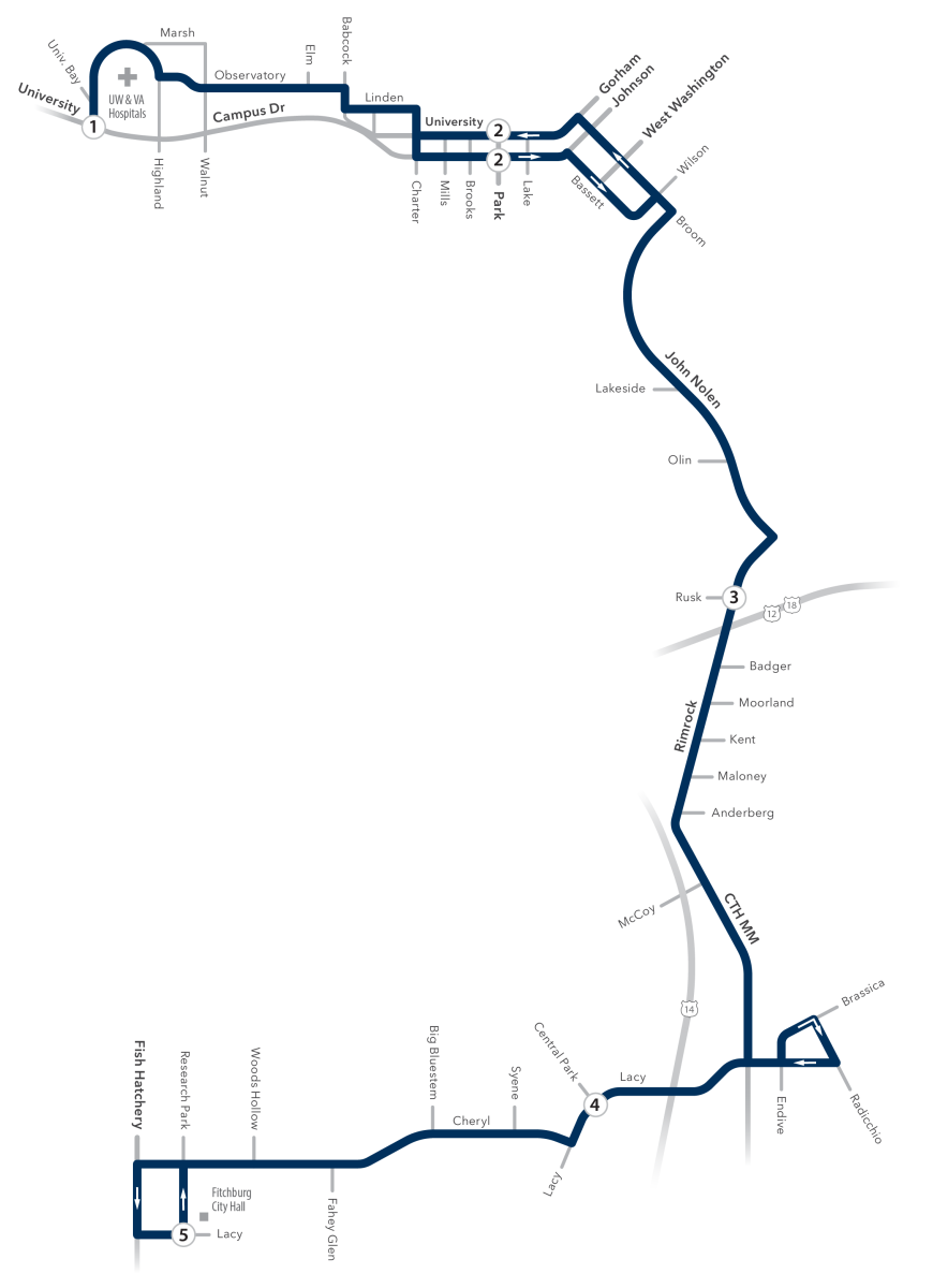 Madison Bus Routes