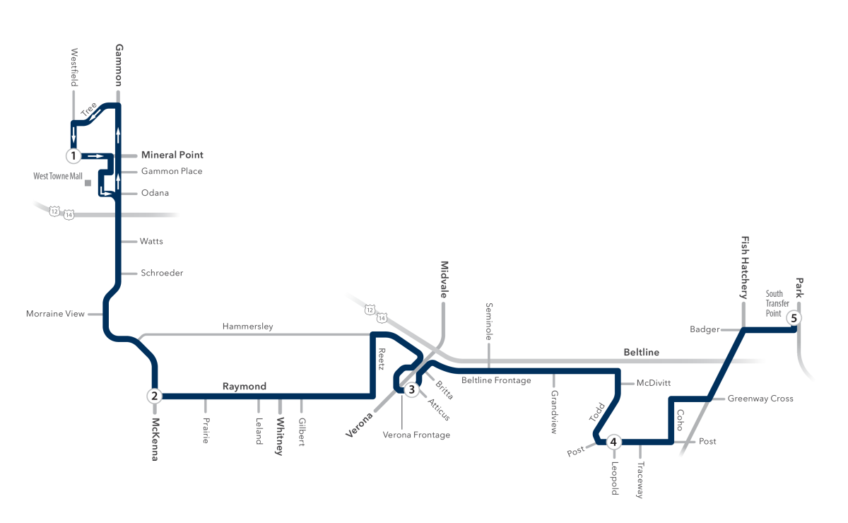 Madison Bus Routes