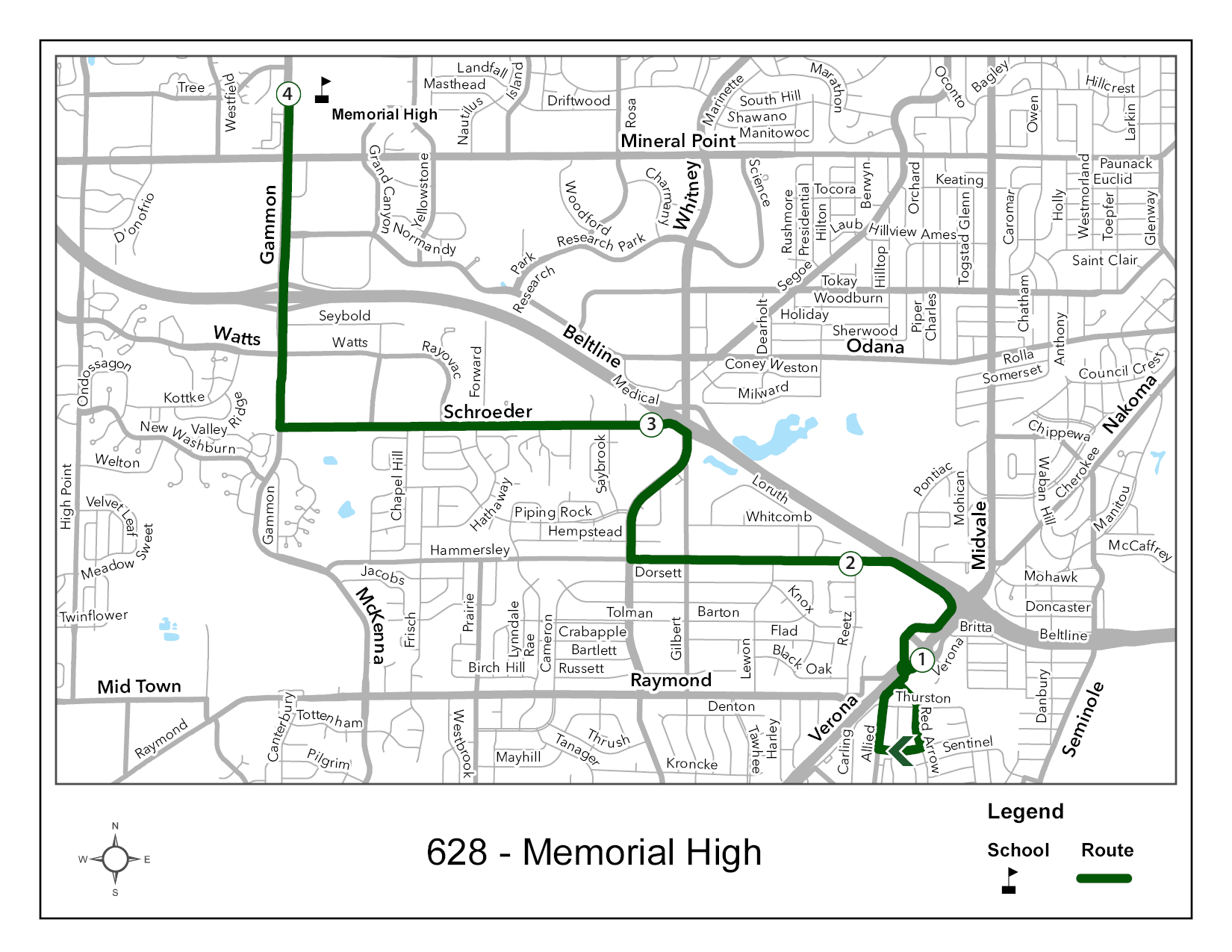 Madison Bus Routes