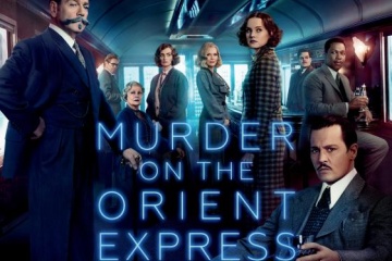 Murder on the Orient Express (2017) film cover.