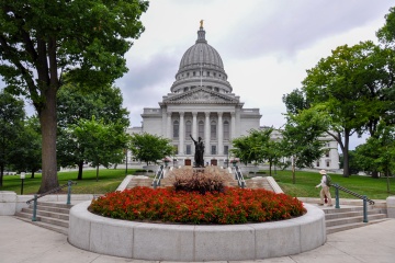 view of Wisconsin state capitol