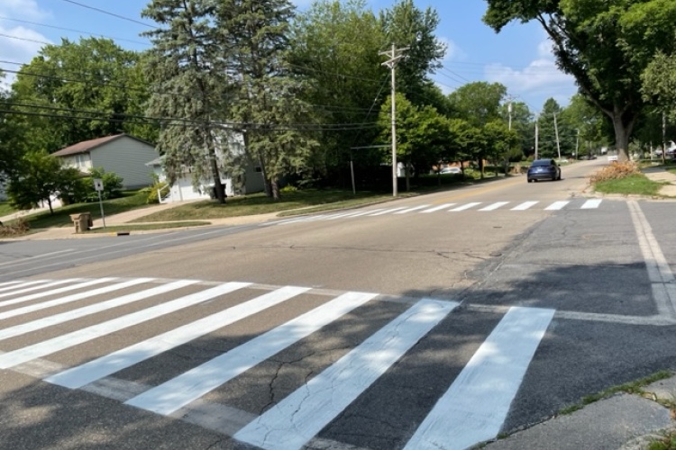 Moorland road crosswalk 