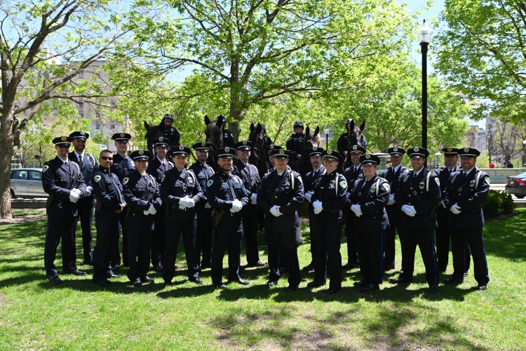 MPD's Honor Guard at the 2025 WI Law Enforcement Memorial Ceremony