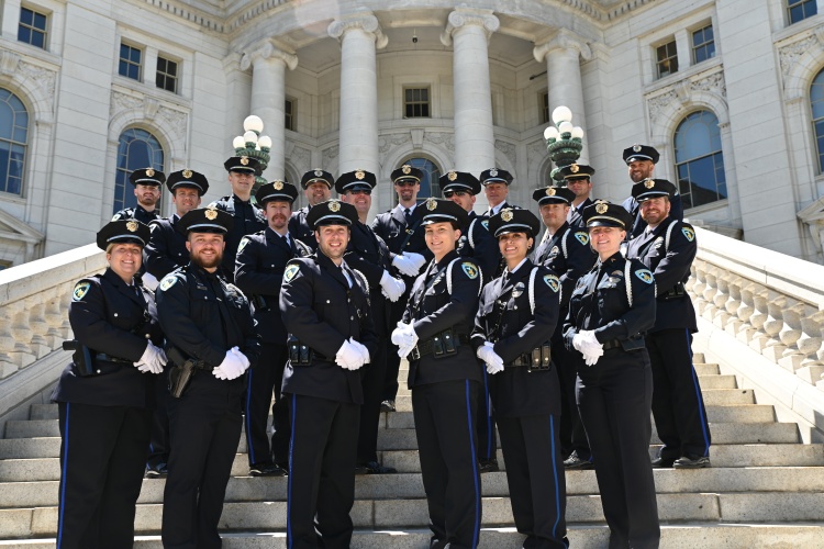 MPD's Honor Guard at the 2025 WI Law Enforcement Memorial Ceremony