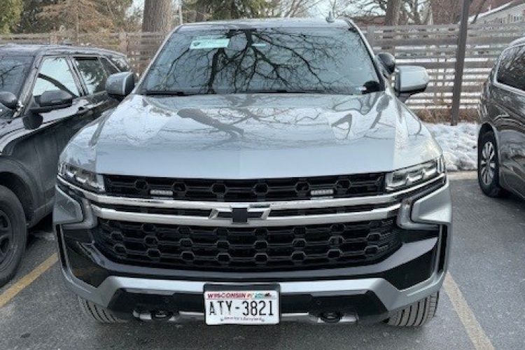 Unmarked Chevy Tahoe driven by the Madison Police Dept.
