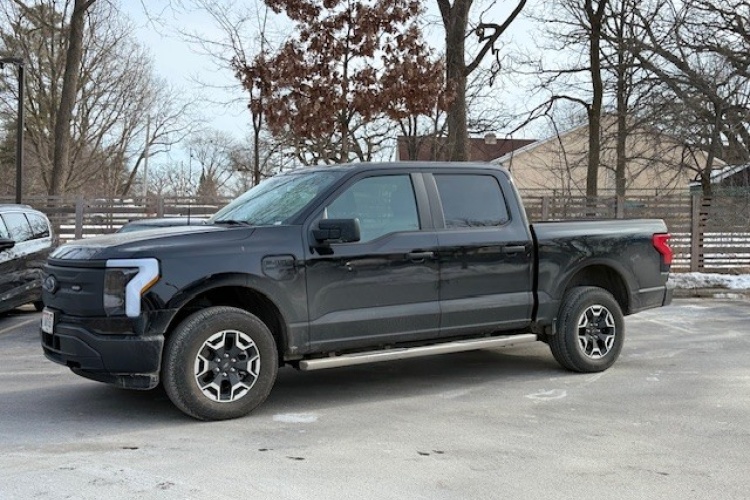 Unmarked pickup truck driven by the Madison Police Department.