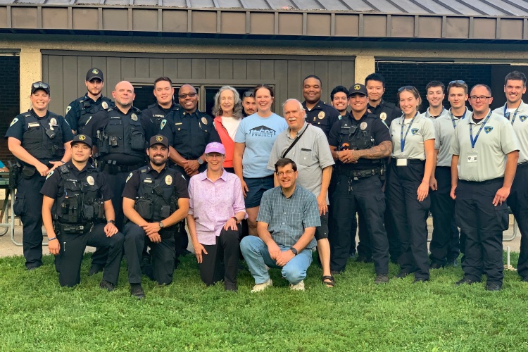 Midtown District Officers, recruits and community members