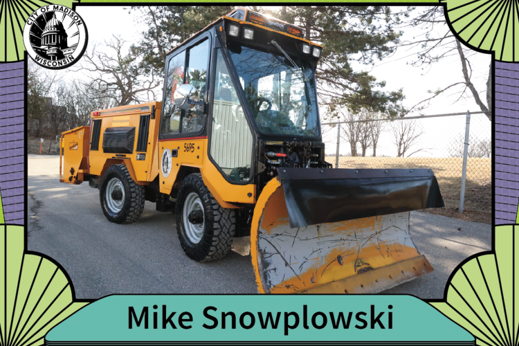Trading card for Mike Snowplowski