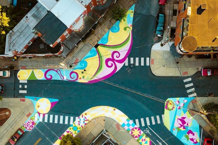 Asphalt art from Lancaster, PA