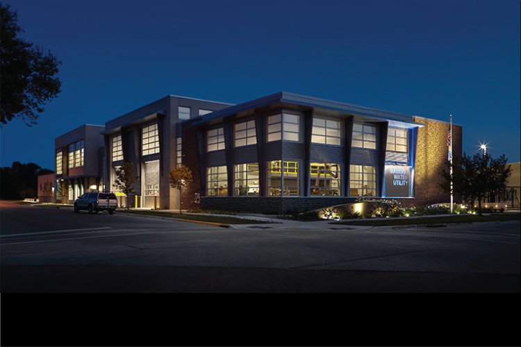 Water Utility building exterior