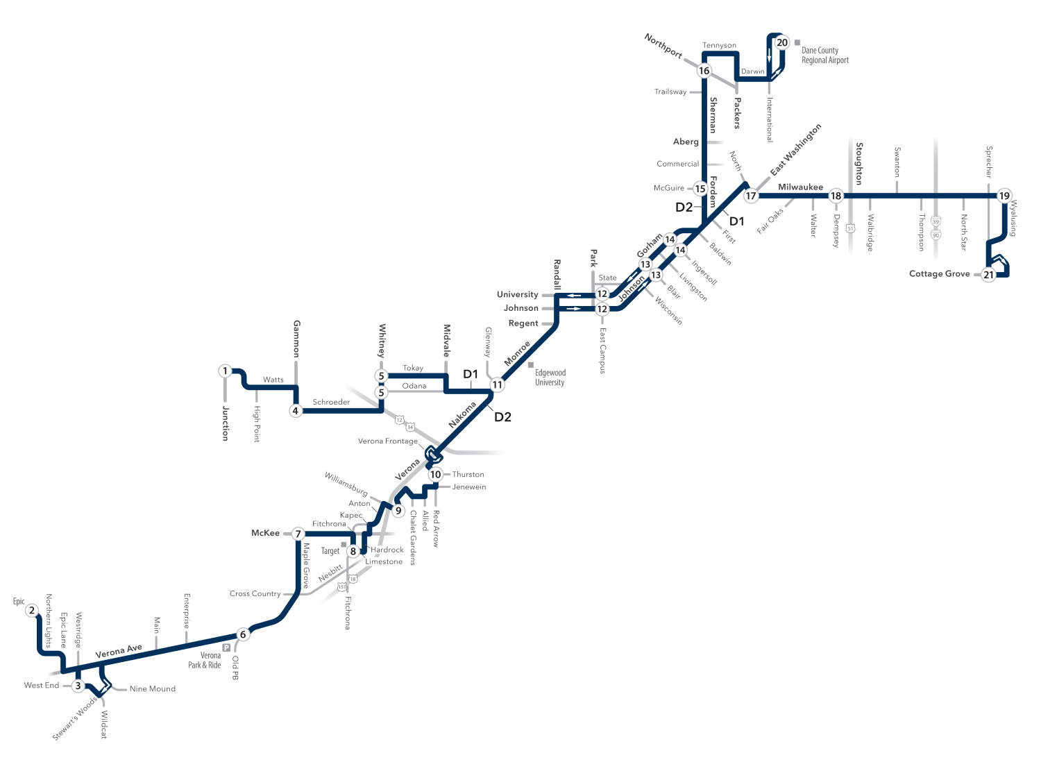 Route D Map