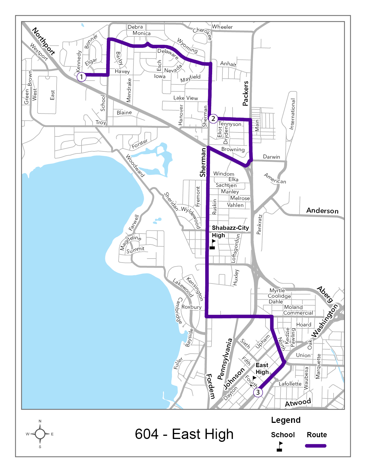 604 am map
