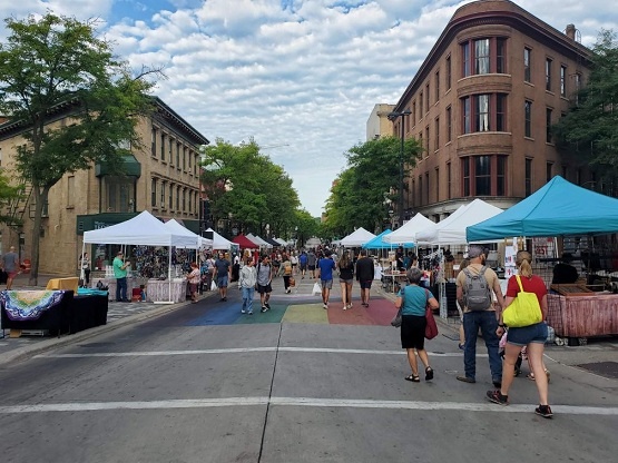 Arts & Crafts Vending at the Top of State St