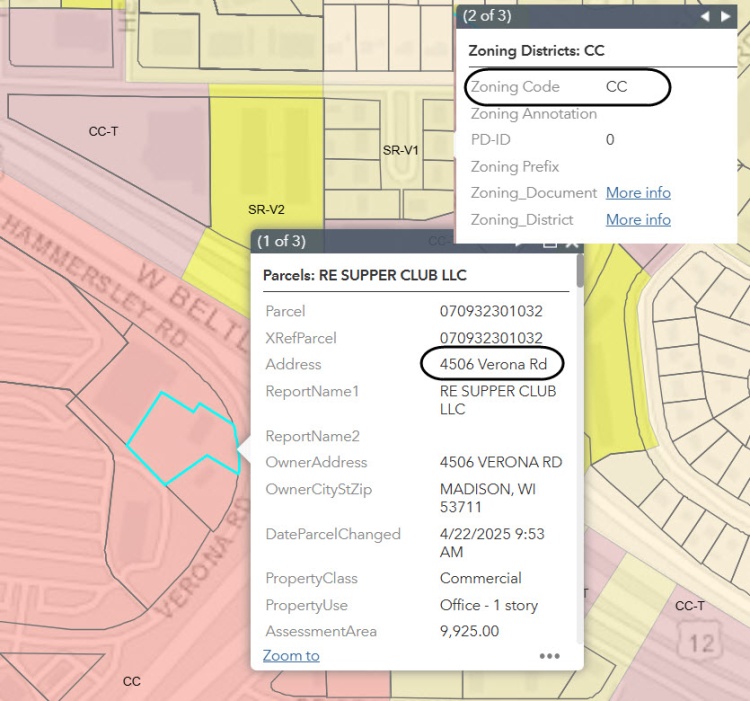 4506 Verona Road-Zoning