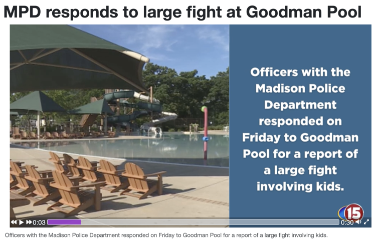 MPD responds to large fight at Goodman Pool