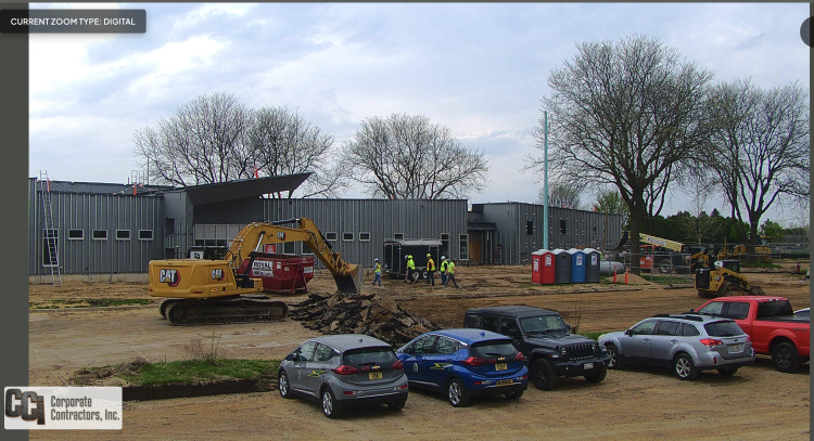 live camera feed of the new library