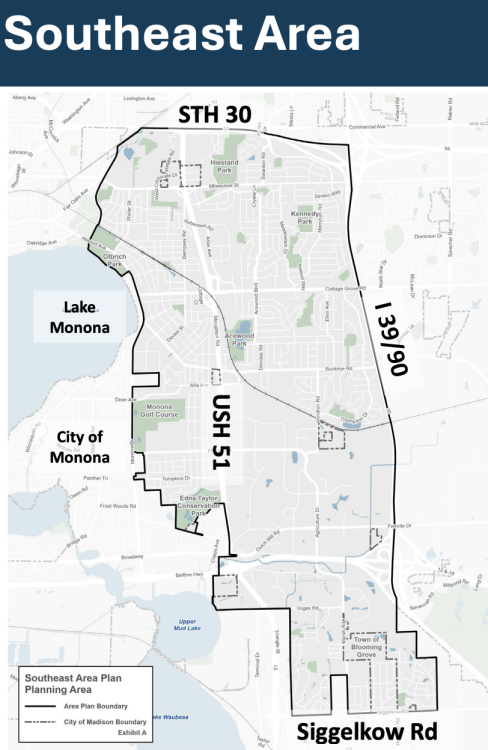Southeast Area Plan's boundaries