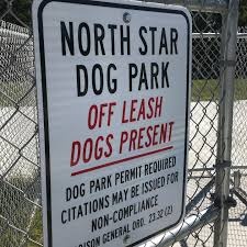 Sign at North Star Dog Park