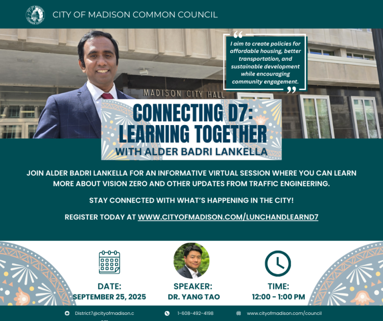 D7 Lunch and Learn with Badri (Facebook Post)