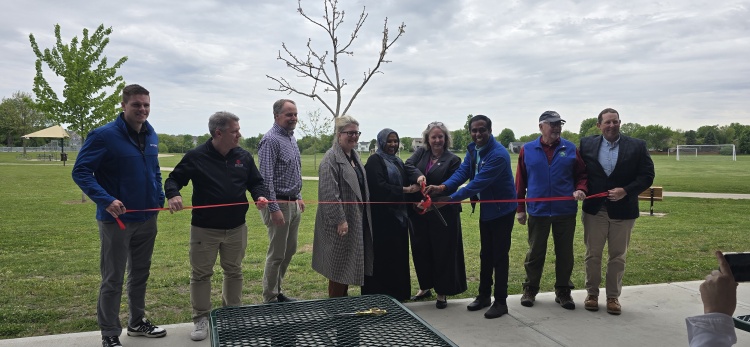 Country Grove Park Shelter Ribbon Cutting