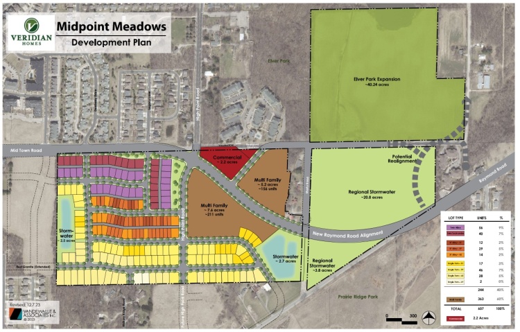 Midpoint Meadows development plan map