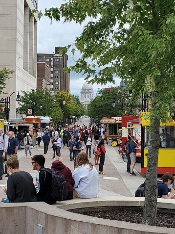 Food Vendors in the Mall Concourse Area