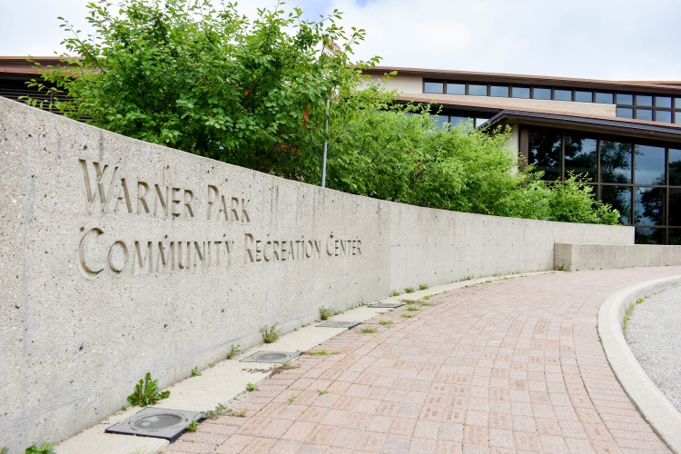 Exterior of the Warner Park Community Recreation Center