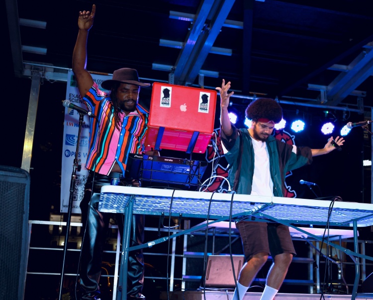 DJ Francis Medrano and Corey Dean at the 2024 Mad Lit DJ Night