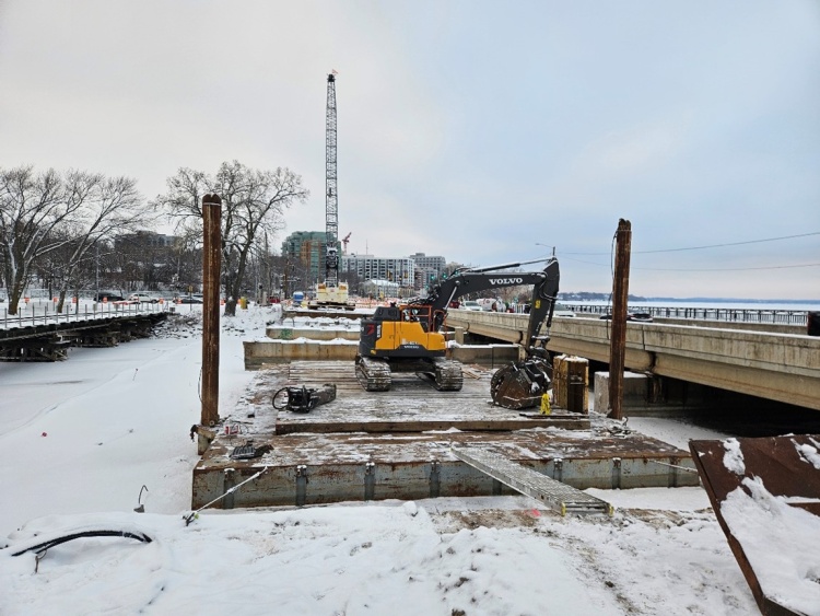 John Nolen Drive Construction